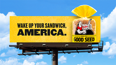 Wake up your sandwich, America billboard