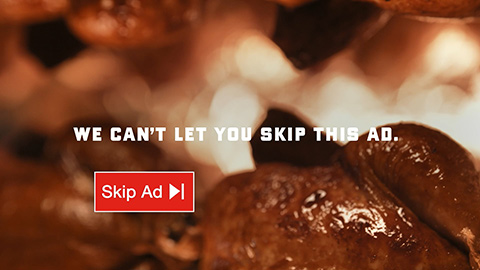 We can't let you skip this ad video