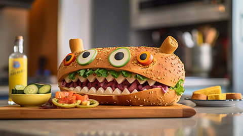 AI-generated sub sandwich