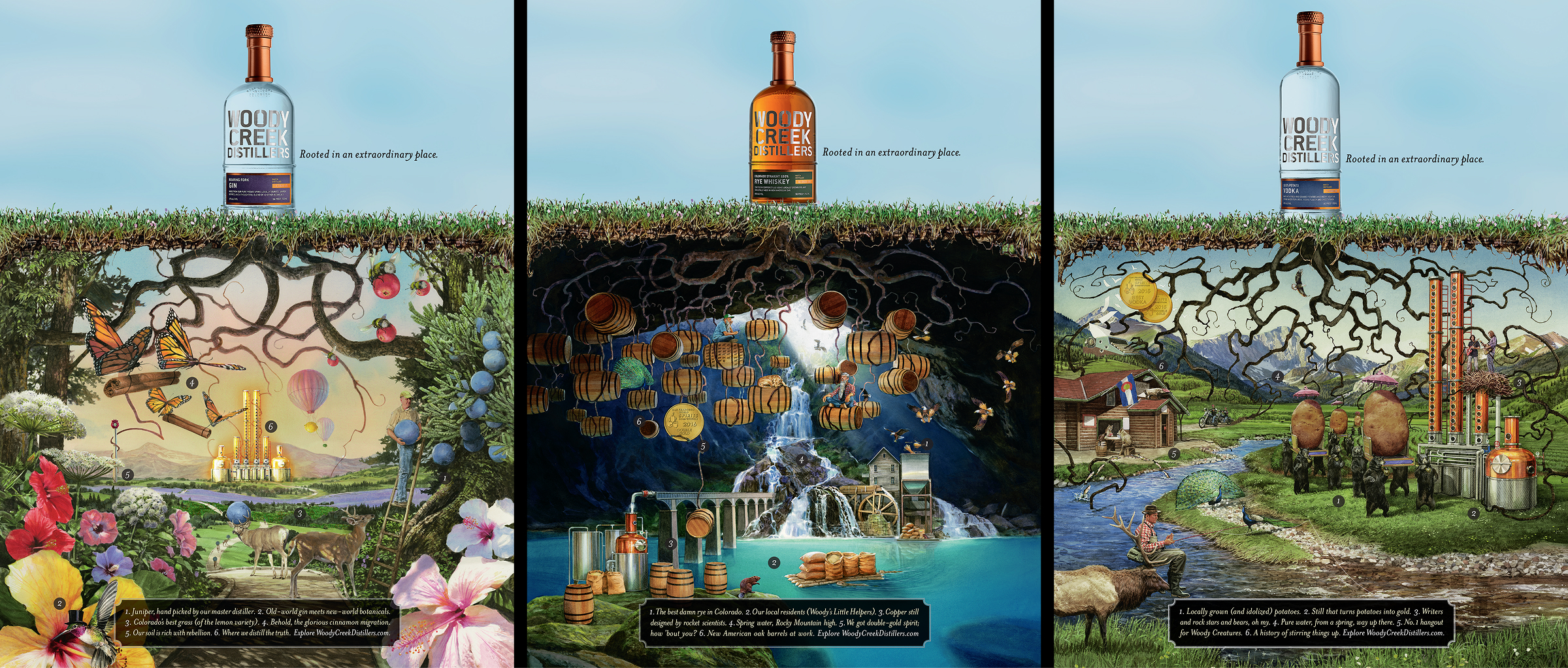 Woody Creek Distillers Print