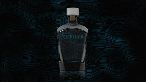 Zephyr Gin bottle