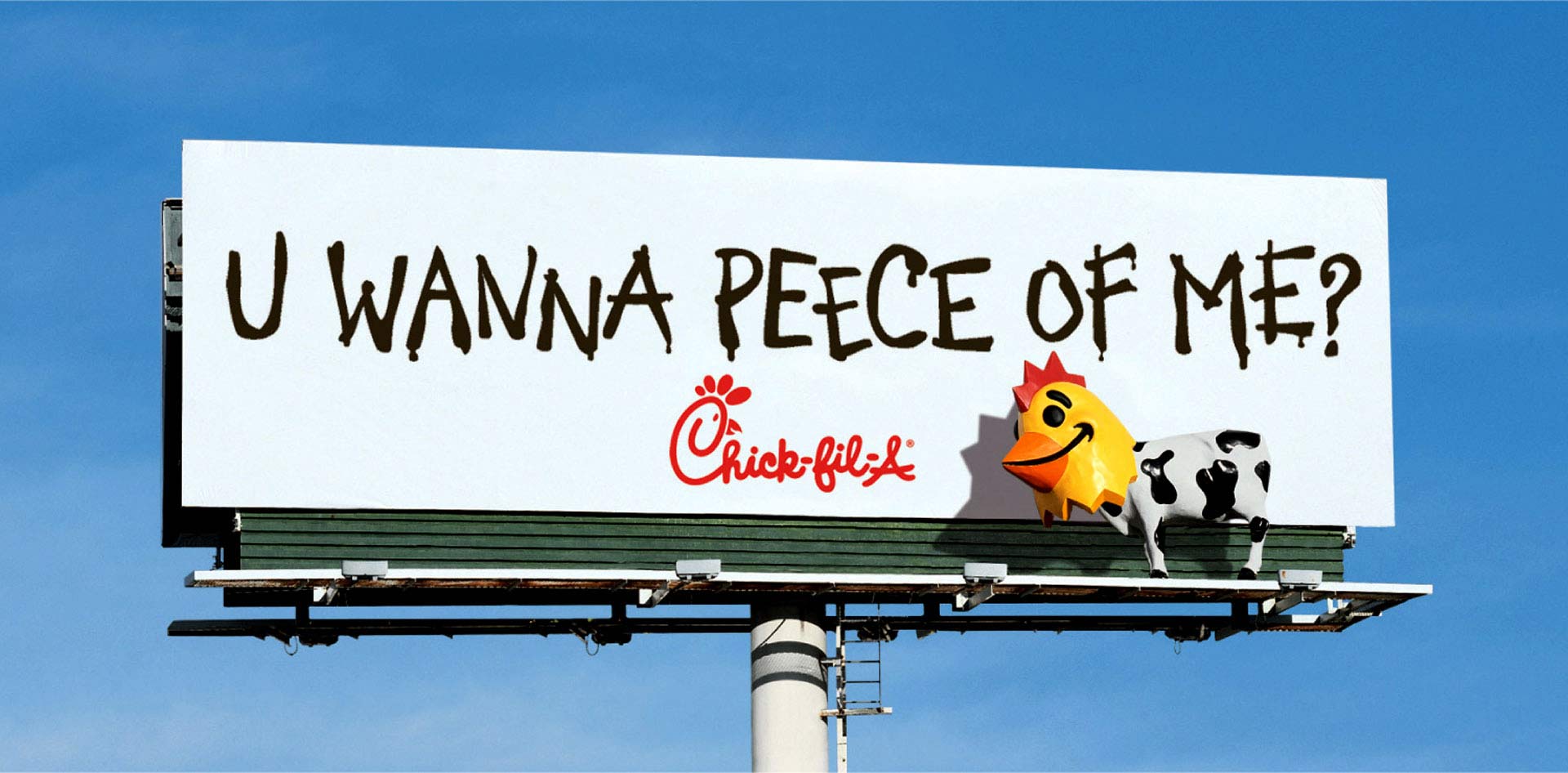 U Wanna Peece of Me billboard