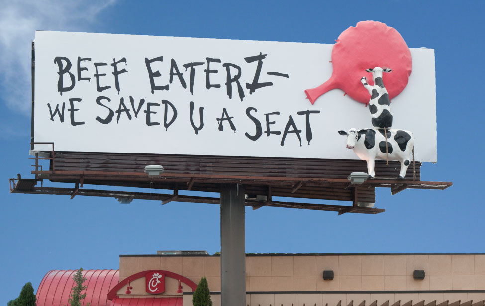 Beef Eaterz - We Saved U a Seat Whoopee Cushion billboard