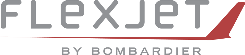 Flexjet by Bombardier logo
