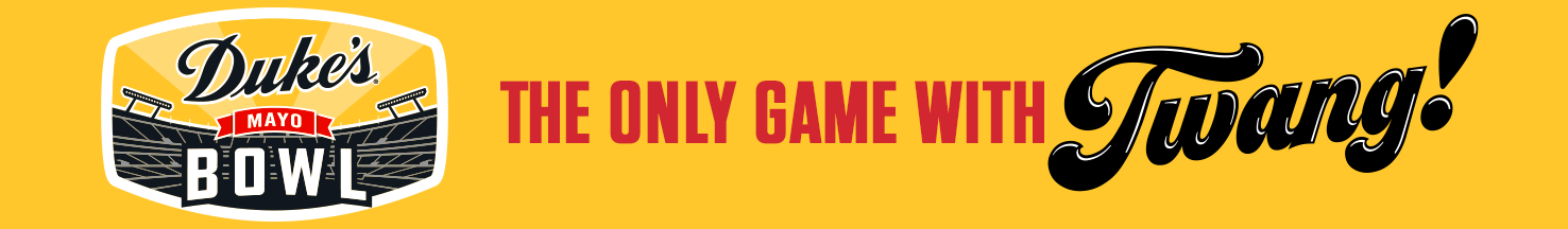 Duke's Mayo Bowl: The only game with Twang! display board